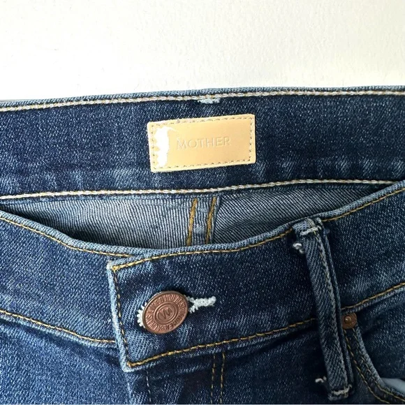 MOTHER High Rise Blue Jeans - Picture 6 of 15